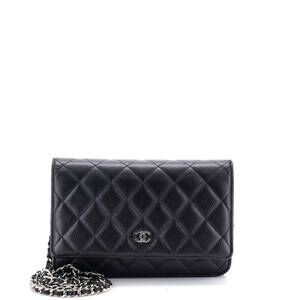 Chanel Wallet on Chain Quilted Caviar
